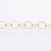 Handmade Ion Plating(IP) 304 Stainless Steel Rolo Chains CHS-H007-59G-1