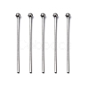 Tarnish Resistant 304 Stainless Steel Ball Head Pins X-STAS-M010-25mm-01-1