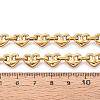 304 Stainless Steel Heart Link Chains CHS-Q009-03G-01-3