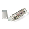 Natural Tourmaline Chip Bead Roller Ball Bottles AJEW-H101-01I-2