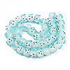 Handmade Lampwork Beads Strands LAMP-N021-42B-2