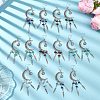 7 Pairs Gemstone Dangle Earrings EJEW-JE06710-1