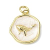 Ocean Theme Brass Enamel Pendants KK-H270-06G-03-1