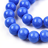 Opaque Solid Color Glass Beads Strands GLAA-T032-P4mm-11-3
