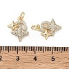 Brass Micro Pave Cubic Zirconia Pendants KK-D235-01G-3
