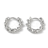 Brass Hoop Earrings EJEW-L292-001P-1