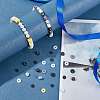 Flat Round Handmade Polymer Clay Beads CLAY-AR0001-21-2