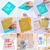 1 Sheet Butterfly Pattern Self-Adhesive Silk Screen Printing Stencil DIY-GF0004-06-5