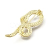 Snake Aolly Rhinestone Brooches JEWB-V008-01LG-04-3