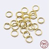 925 Sterling Silver Soldered Closed Jump Rings STER-F036-03G-0.7x5-3