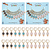 Alloy Enamel Lollipop Locking Stitch Markers HJEW-AB00124-1