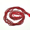 Natural Red Jasper Beads Strands X-G-J002-22-2