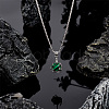 Anti-Tarnish 925 Sterling Silver Hollow Charm Cabochon Settings STER-WH0001-20P-6