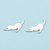 Alloy Kitten Cabochons PALLOY-WH0072-73E-S-1