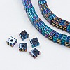 Electroplate Non-Magnetic Synthetic Hematite Beads Strands G-F562-02-B02-3