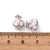 Brass Enamel Charms ZIRC-P067-04P-NR-3