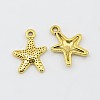 Tibetan Style Alloy Starfish/Sea Stars Charms K08UY012-1