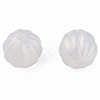 Spray Painted Acrylic Beads MACR-T037-01G-4