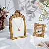 2Pcs 2 Styles TPR Covered with Velvet Necklace & Ring Display Photo Frames Sets ODIS-SP0001-13-4