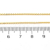 1.5MM Brass Cable Chain Necklace Making NJEW-D302-75G-3