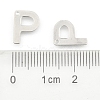 Tarnish Resistant 304 Stainless Steel Letter Charms STAS-O072-P-3
