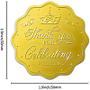Plastic Self Adhesive Gold Foil Embossed Stickers DIY-WH0211-185-2