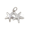 Brass Micro Pave Cubic Zirconia Pendants KK-A269-02D-P-1