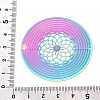 201 Stainless Steel 3D Rotating Hanging Wind Spinner STAS-T064-92-3