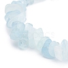 Natural Aquamarine Chips Beaded Jewelry Set SJEW-JS01232-07-7