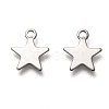 Non-Tarnish 201 Stainless Steel Charms STAS-B001-14B-P-1
