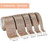 Glitter Glass Hotfix Rhinestone(Resin On The Back) DIY-WH0214-29-2