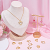 12Pcs 2 Styles Brass Pendants KK-SC0007-39-4