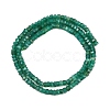 Natural Green Onyx Agate Beads Strands G-G345-C35-2x4mm-3