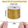 1 Roll Round Polyester Elastic Cord EW-GF0001-03B-2