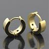 Brass Huggie Hoop Earrings EJEW-EE0002-252C-2