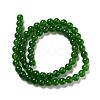 Natural & Dyed Malaysia Jade Bead Strands G-A146-6mm-A28-3