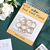 12Pcs 3 Style 201 Stainless Steel Huggie Hoop Earring Findings STAS-BBC0004-91G-6