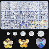 Glass Beads & Pendants Findings Kits GLAA-SC0002-92-1