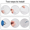 Acrylic Wall Mounted Headband Storage Rack AJEW-WH0534-02-3