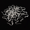 Silver Color Plated Brass Earring Hooks X-KK-Q369-S-3