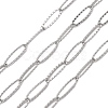 Tarnish Resistant 304 Stainless Steel Cable Chains CHS-K001-70-1