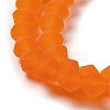 Imitate Austrian Crystal Frosted Glass Beads Strands GLAA-F029-TM2mm-B11-3