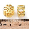 Rack Plating Brass European Beads KK-B078-04G18-2