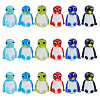 18Pcs 6 Colors Handmade Lampwork Beads LAMP-DR0001-05-1