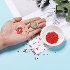 375G 15 Colors Baking Paint K9 Glass Seed Beads SEED-JP0004-03-2mm-4