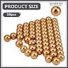 Brass Beads KK-NB0004-09B-2