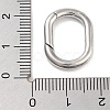 Brass Spring Gate Rings KK-M293-55P-3
