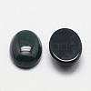 Natural Black Agate Cabochons LS-G-K021-20x15mm-11-1