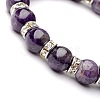 Gemstone Stretch Bracelets BJEW-JB01533-05-2