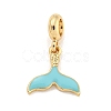 Rack Plating Alloy Enamel Fishtail European Dangle Charms FIND-B034-49G-03-1